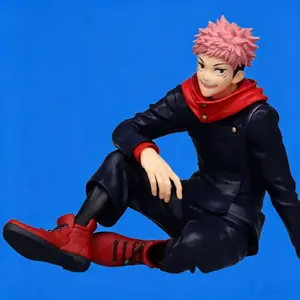 Jujutsu Kaisen Yuji Itadori Sitting Pose Figure - 7cm Anime PVC Statue Collectible