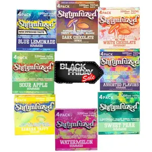 Shrumfuzed - Proprietary Nootropic Gummy 8000mg - Lion's Mane, Reishi, Chaga, and Cordycep Nootropic Mushroom Blend (4, Assorted)