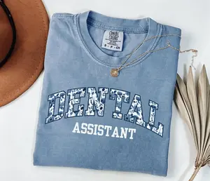 Floral Dental Assistant Shirt, Dental Assistant Gifts, Funny Dentist Tee, Dental Office Gifts, Gift for Dental Assistant