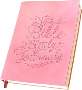 Bible Study Journal Notebook - S.O. method Bible Study Supplies Church Notes Notebook Daily Devotional Notebook Prayer Journal Note Taking & Journaling Kit Faith Based Religious Gifts for Men Women, Pink