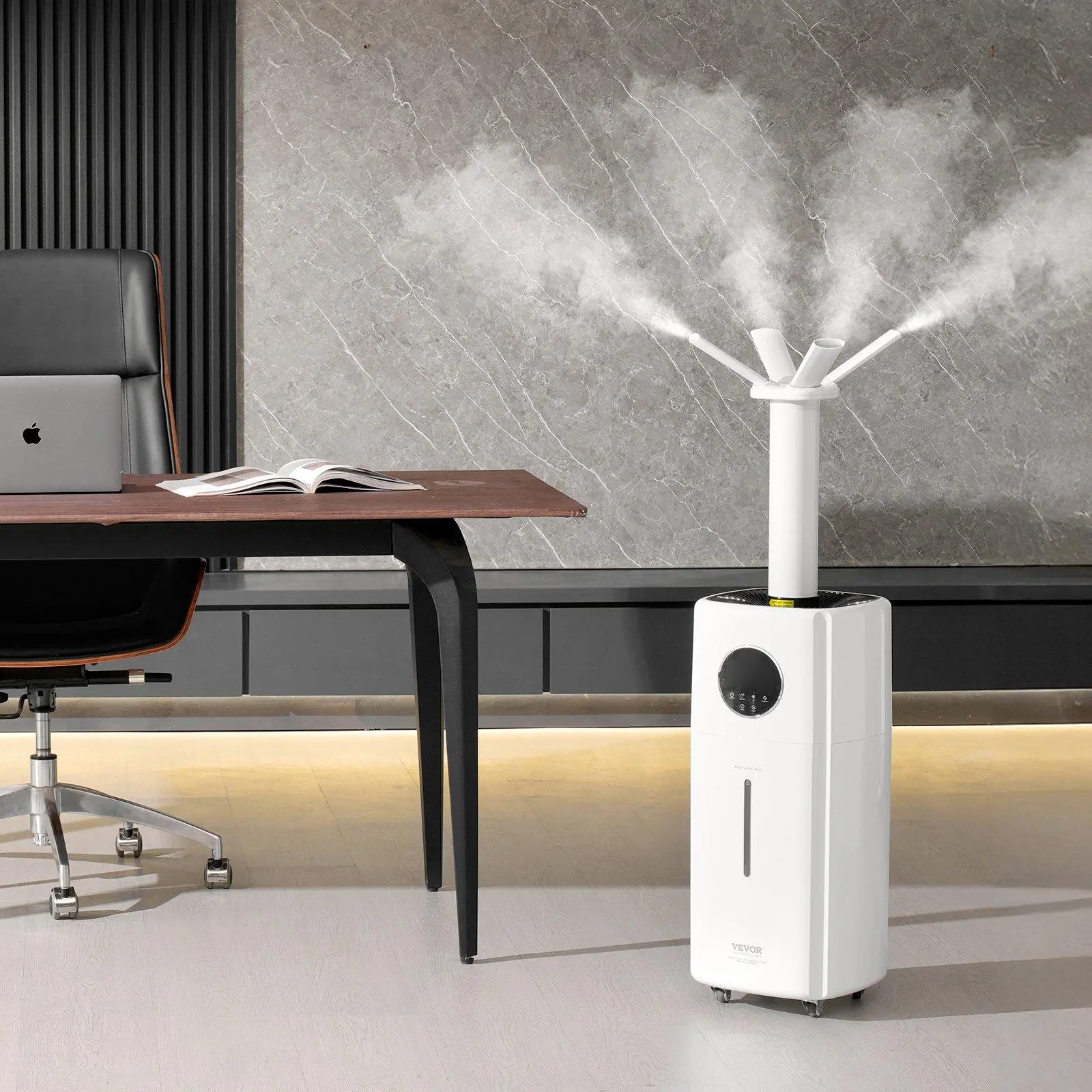 Spring New Arrivals Commercial Humidifier, 5.5 Gal Cool Output, Up To 1291.7 Sq Ft Coverage, Top Refill, 1200 ml/h Rate, 3 Discharge Methods, Water Hose Compatible, Remote Control Included