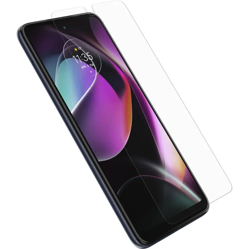 OtterBox Trusted Glass Screen Protector for moto g 5G (2022) Smartphone, Electronic Device Protection with Enhanced Resistance