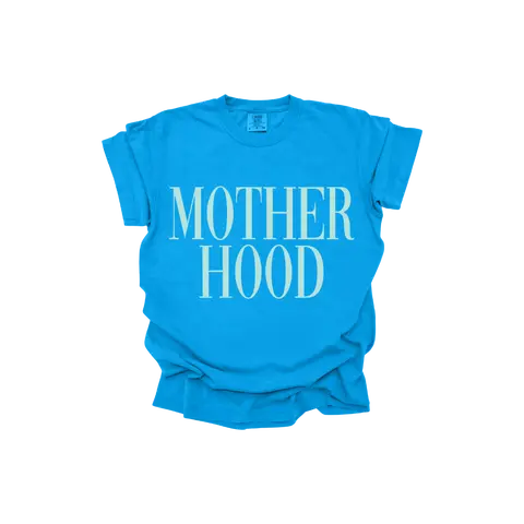 MOTHERHOOD Bright Fun Colorful Comfort Summer Spring T-Shirt for Women, Summer Spring Mother's Day - Top, Womenswear