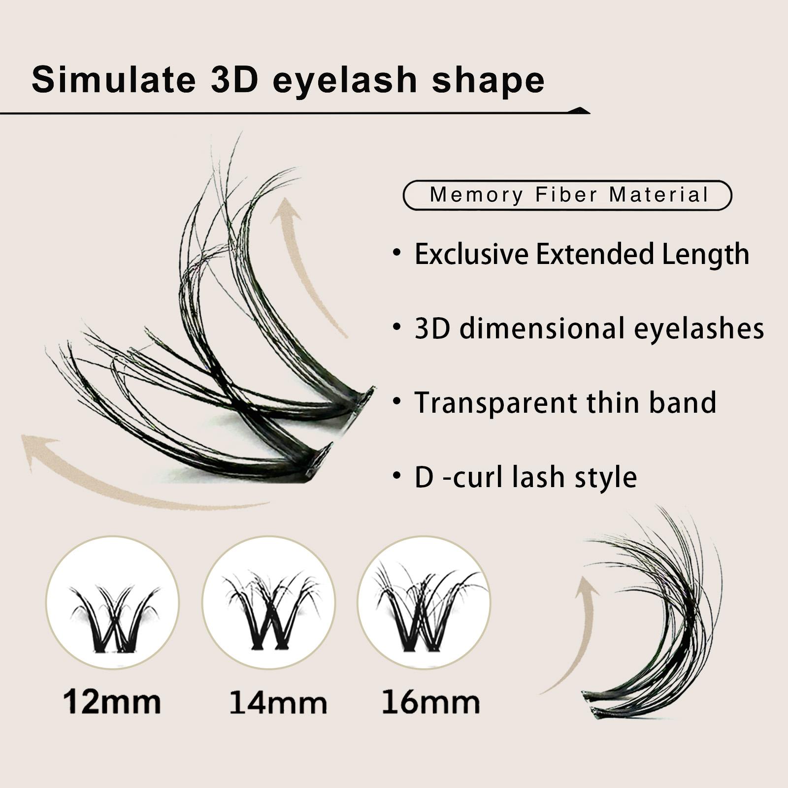 JVLBEAUTY NEW LAUNCH |【WINK WINK】 Signature Cluster Lashes, C-Curl, Segmented Style, Universal Fit for All Eye Shapes, Western Girl Vibe