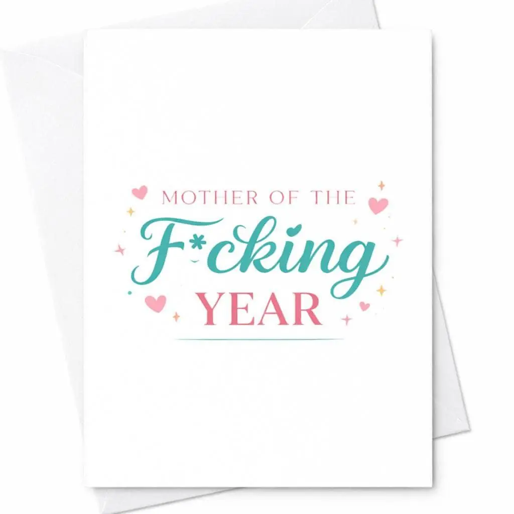Funny Mothers Day Card Sorry For All The Dumb Stuff I Did As A Kid Humor Mom Gift From Daughter Son Sarcastic Funny Mom Card Apology Humor Card Cute Mom Gift 5 x 7 Inch Greeting Card with Envelope