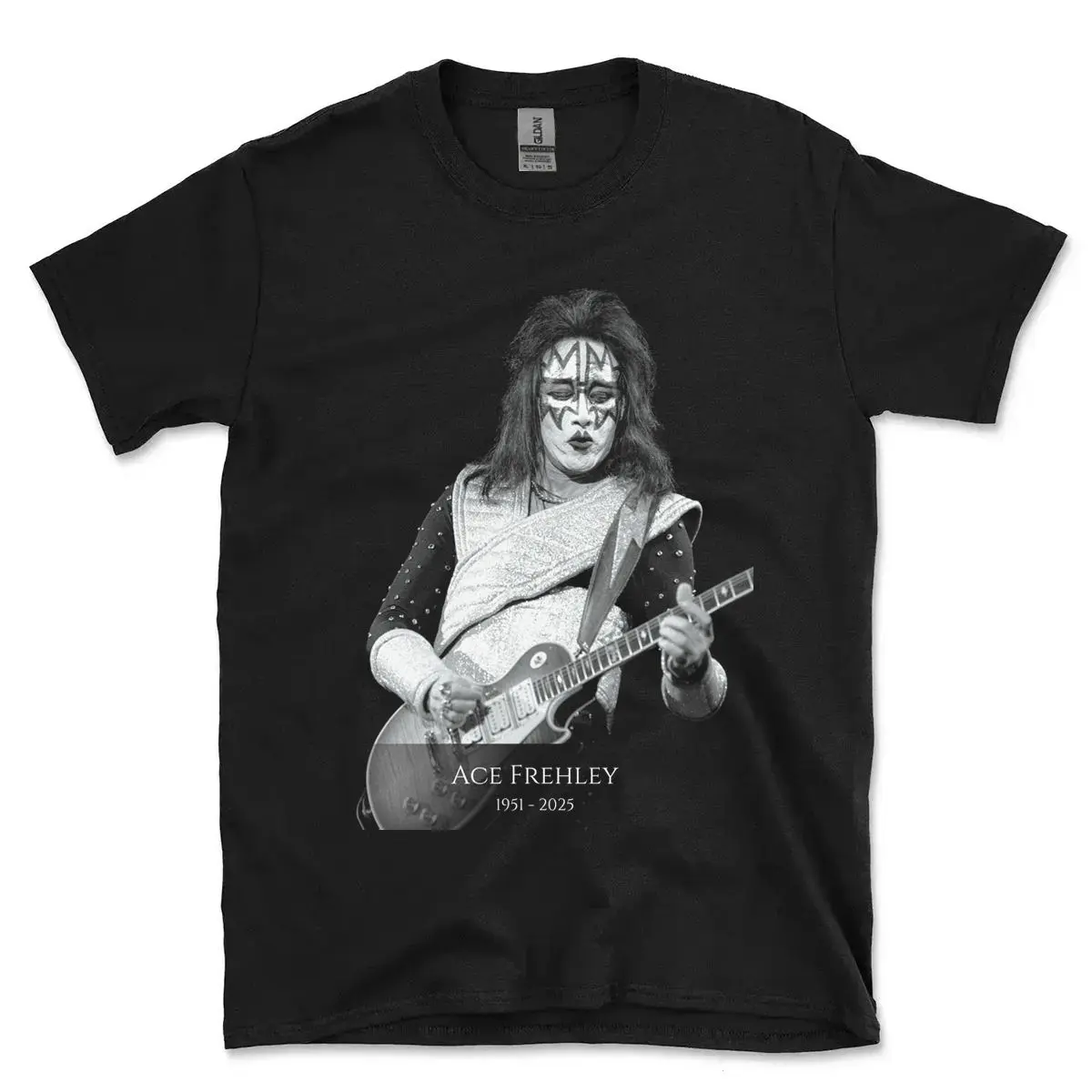 RIP ACE T-shirt WE ENJOYED THE MUSIC, He's on the Frehleys Comet to Rock Heaven Tees Memorial 1951-2025