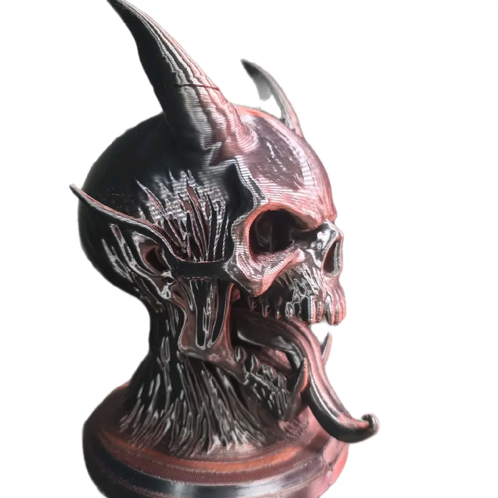 Halloween Decoration demon Figurine - scarry demon head Statue  For Prank - creepy Ghost Decor for Christmas Decorations Ornaments