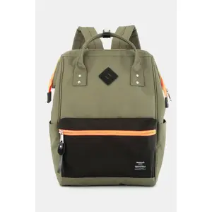 Himawari Contrast Waterproof Backpack Bag with Reinforced Edges