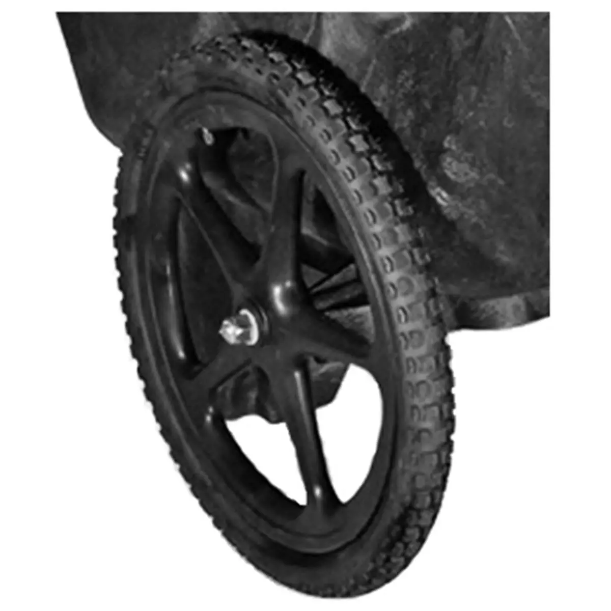 Non-Pneumatic Replacement Wheelbarrow Wheel (M1564200), 20x2x20 in, 3.1 lbs, Fits Specific TV No. 615-393, Single Wheel