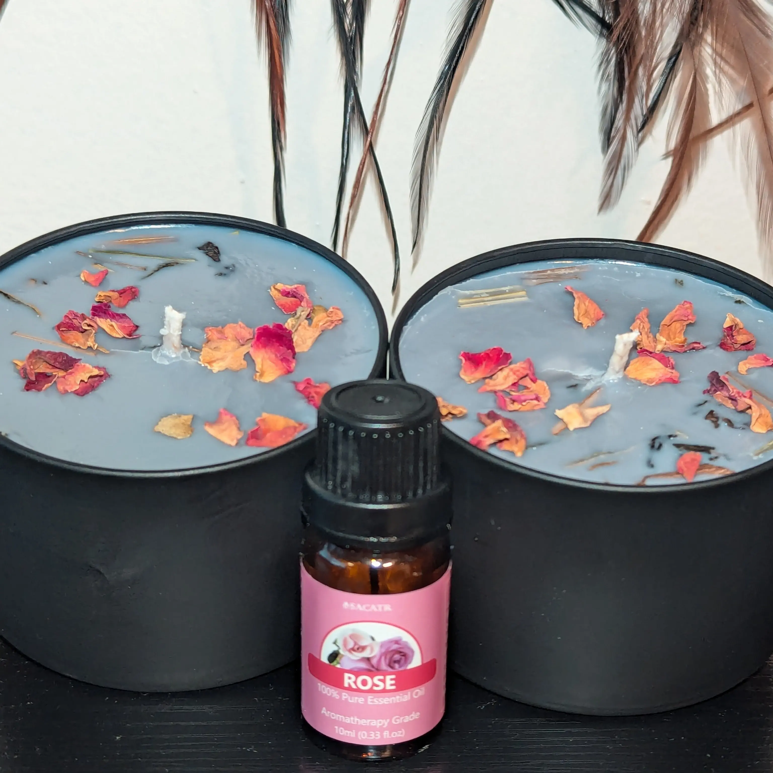 Black Beauty - Protection Candle - Spiritual Candle (4oz) Aroma