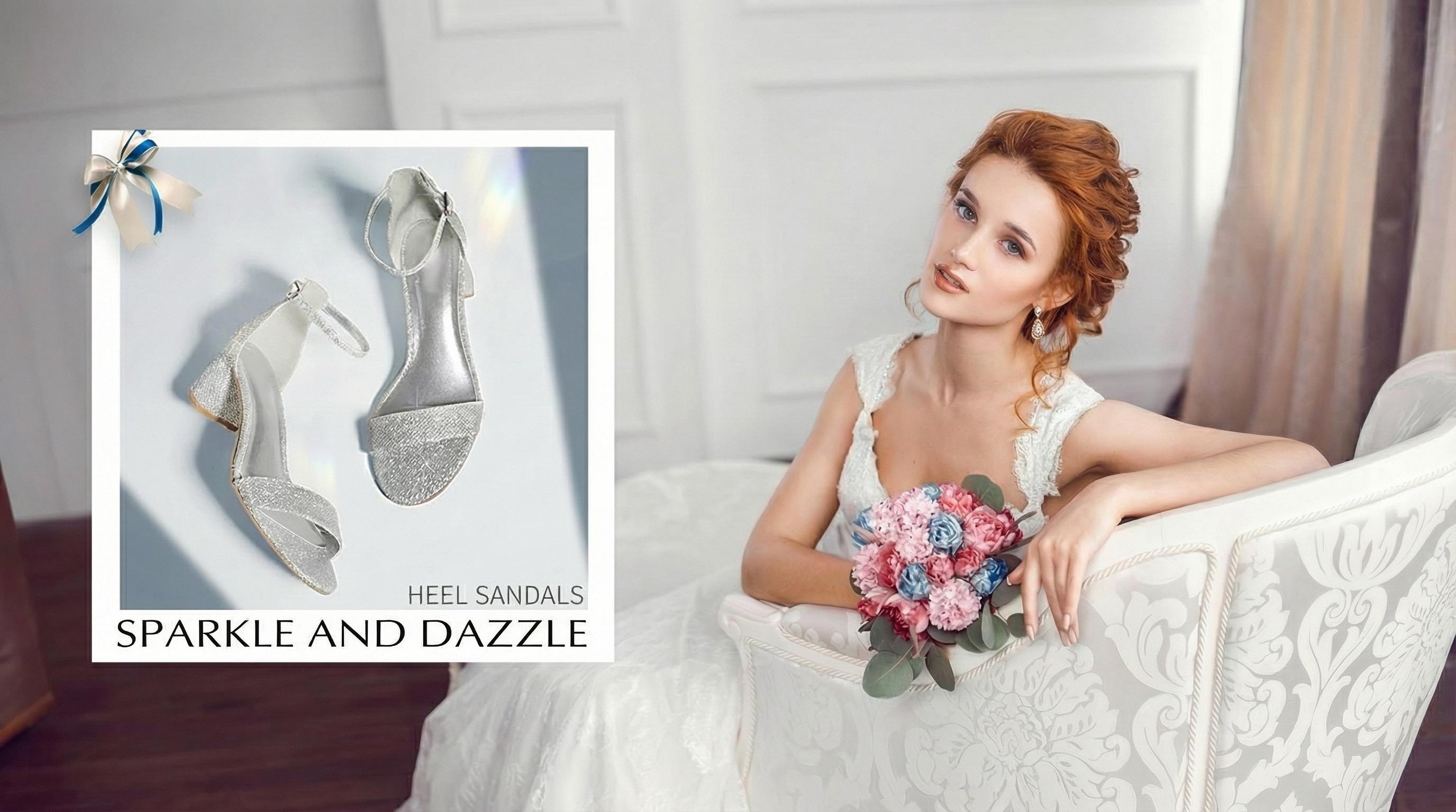 Women's Low Block Chunky Heels Sandals Comfortable Open Toe Ankle Strap Party Dress Pump Shoes Strappy Buckle Heeled Sandal with 2 Inches Tall Thick Heel Design