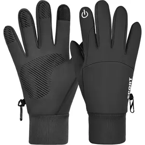Winter Waterproof Gloves with Touchscreen Fingers for Men Women ，Windproof Liner Thermal for Running Cycling Driving Hiking