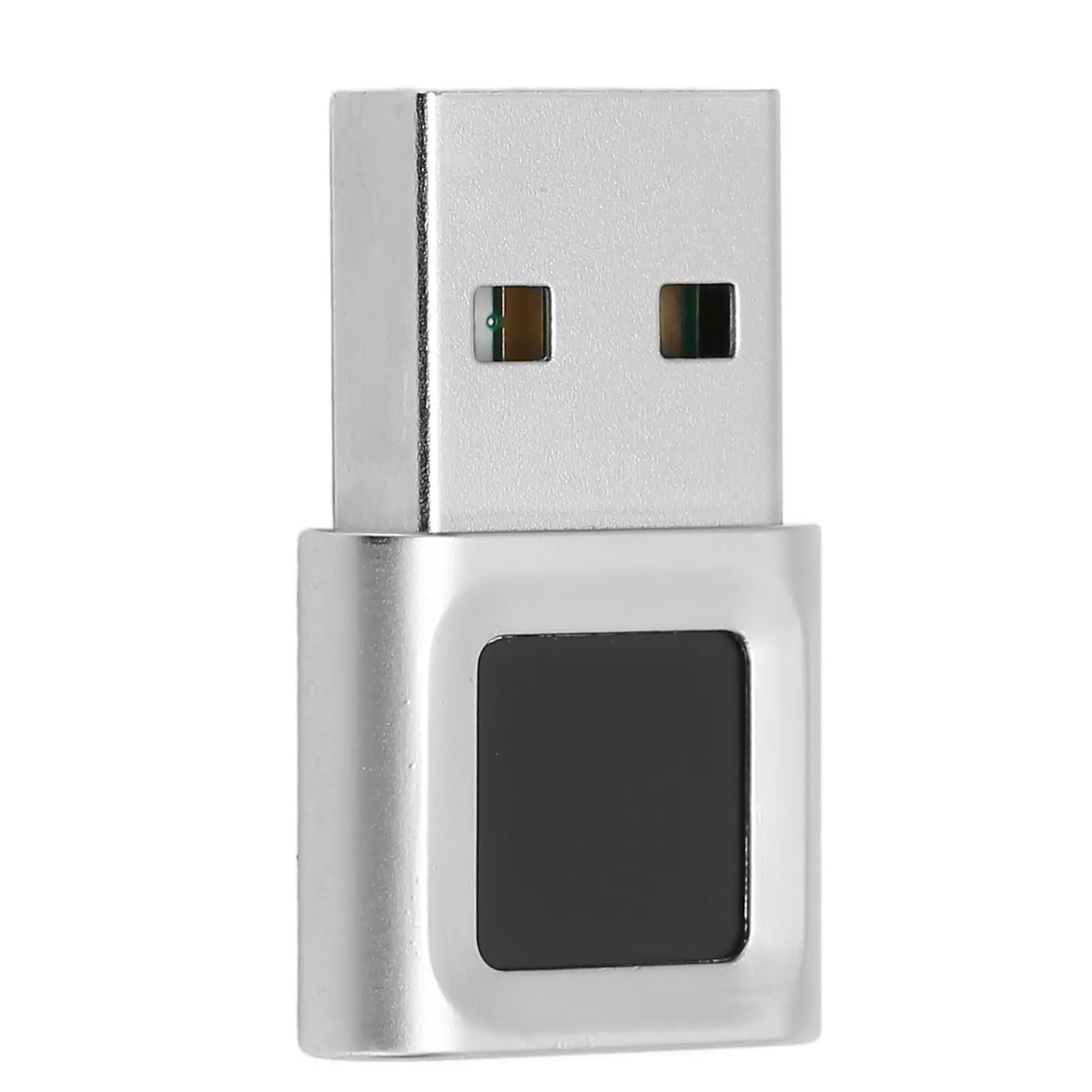 USB Fingerprint Reader Access Control Device - 360-Degree Touch, 508 DPI, Zinc Alloy, Fast Matching, High Sensitivity, Small Size, 32/64 Bits, Auto Improvement, Compatible with Win System Laptops & Computers