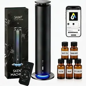 Triple-intelligence Control Mode Diffuser Machine for Home, Office,hotel,spa center with Enhanced Fragrance Control and Versatile Use,Contains rechargeable lithium-ion batteries Contains 5 different styles of top-quality essential oils, each bottle (20ml)