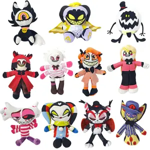 Hazbin Hotel Plush Toy Hell Boss Cartoon Clown Soft Stuffed Doll Festival Gift for Fans
