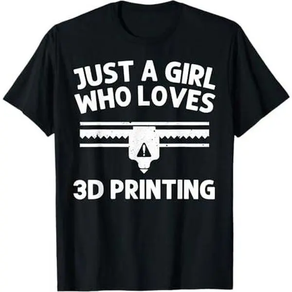 Cool 3D Printing For Girls Kid 3D Printer Lovers Print Geeks T-Shirt