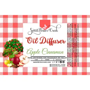 Apple Cinnamon Hanging Car Diffuser & Refills