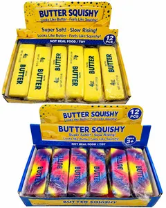Cream Scented Squishy Toy, Suitable For Play And Stress Relief, Sensory Toy-YELLOW/COLORFUL