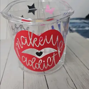 customized make up caddy
