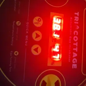 Incubators for Hatching Eggs 12 Egg Incubator with Automatic Egg Turning and Humidity Control,Egg Candler,Auto Water Replenishment, M12H