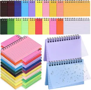 1000 PCS Colorful Spiral Index Cards 4x6 Inch Flash Cards with Ring Lined Note Card Book Flashcards, Colored Ruled Card Pad Index Note Books 4 x 6 Notecards for Studying School Supply College Office