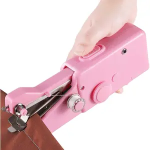 Sewing Machine CS101,Sewing Machines for Beginners,Mini and Samll Hand Held Kit for Adults and Kids (Pink)