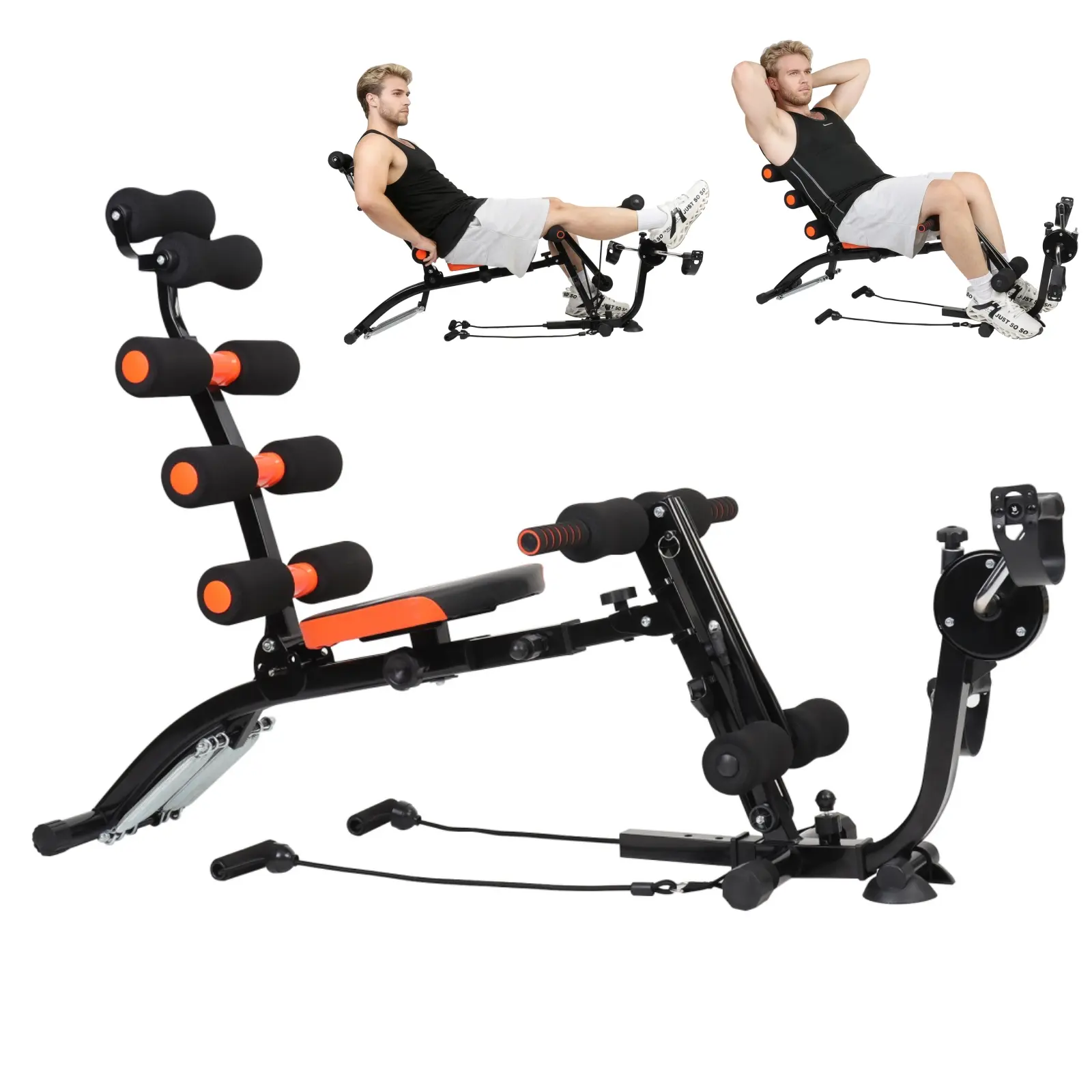 Lpxpass Portable Ab Crunch Machine & Multi Exercise Chairs, At-Home Core Fitness Equipment - Versatile Trainer for Abs, Core, Legs, Thighs, Buttocks for Physical Fitness Enhancement, Core Workouts, Abs At Home