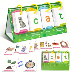 Interactive Word Building Kit Spelling Pocket Chart with Flash Cards for Phonics Practice Montessori-Aligned Language Learning Tool for Home & School