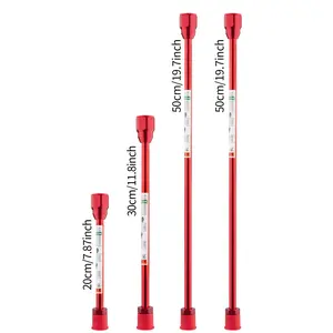 Red Series Extension Poles, Multi-Size 4-Piece Set (7.87 inches + 11.8 inches + 19.7 inches + 19.7 inches), for Airless Paint Sprayers, Paint, Latex Paint Spray Guns, and Airless Paint Guns with Protective Covers, Paint Spraying Tool