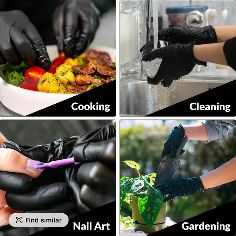 PROMEDIX Nitrile Gloves Heavy Duty 6mil Non-Sterile Non-Medical Latex Free Large 100pcs for Gardening Cleaning