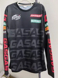 GASGAS off-road motorcycle long sleeved T-shirt Hebo Motorex Pirelli quick drying breathable MX off-road bicycle top suitable for racing enthusiasts Athletic Sports Clothing