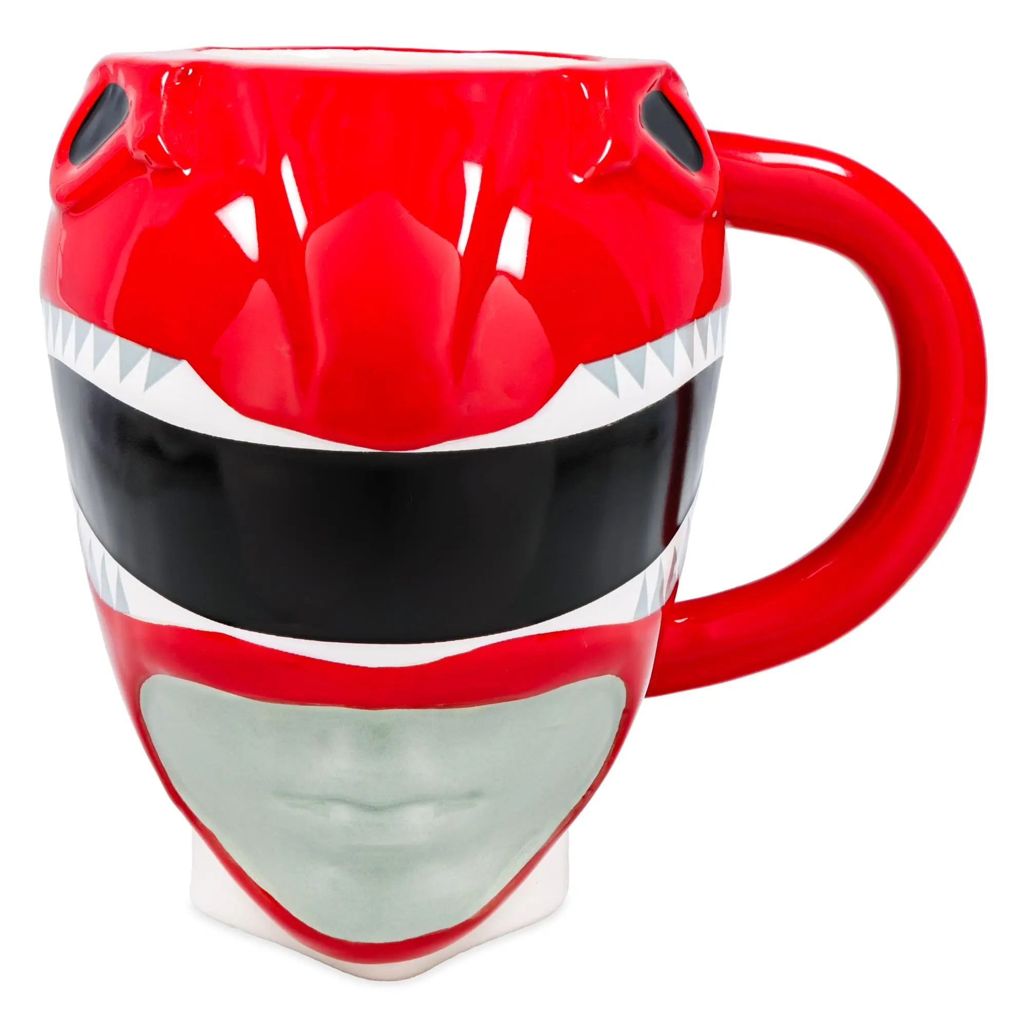Power Rangers Red Ranger 20-Ounce Sculpted Ceramic Mug