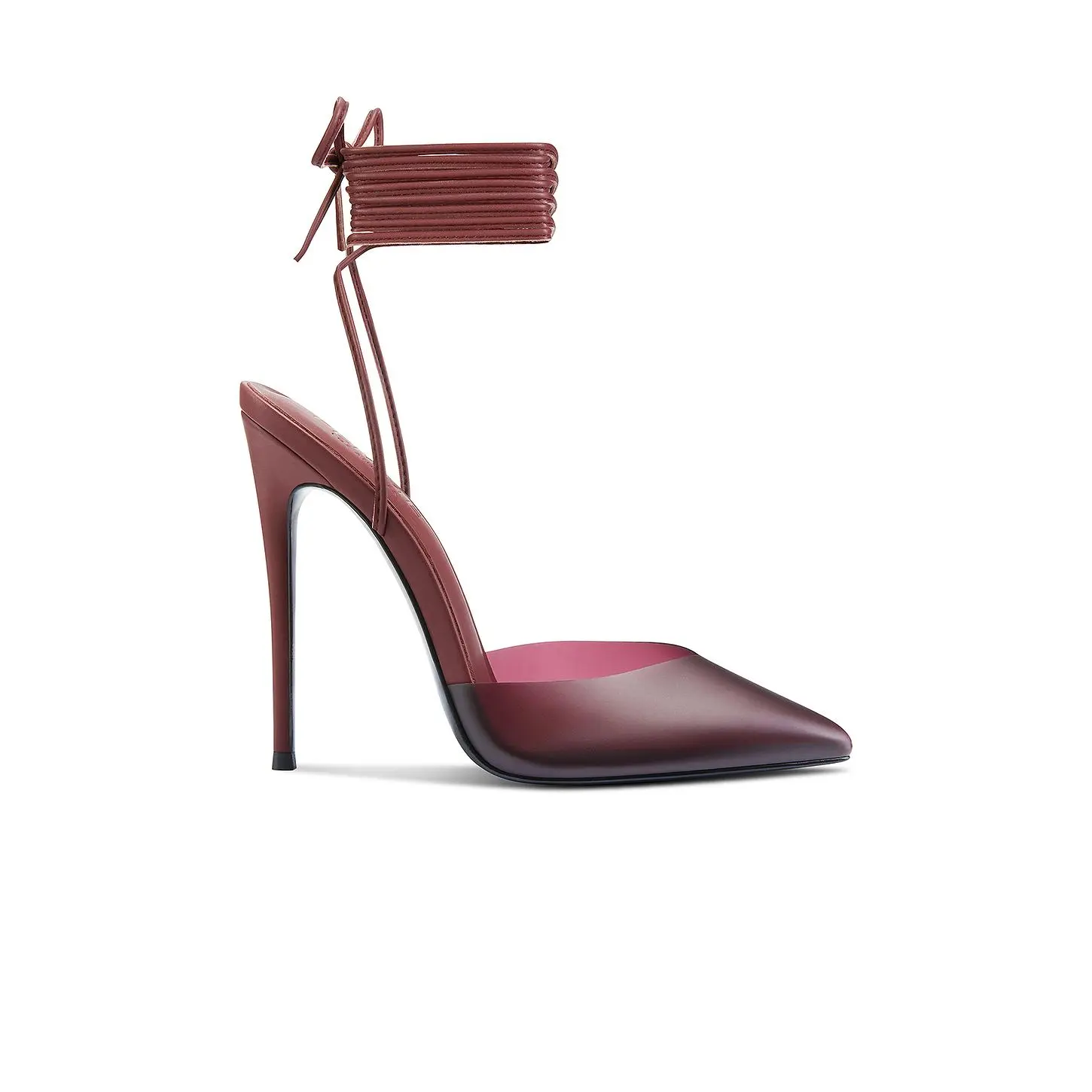 FEMME LA Luisa Lace Up Pump in Smoked Cherry FEMME LA Luisa Lace Up Pump in Smoked Cherry