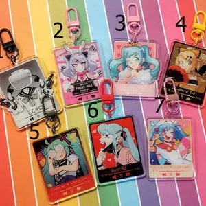 Music Player Vocaloid Acrylic Keychains Charms
