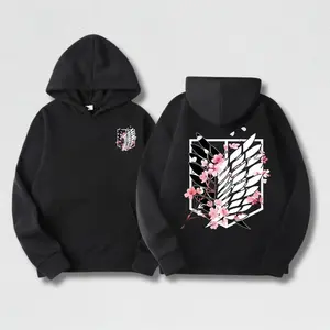 Scouts Wings Icon Double Sides Hoodie, Attack on Titan Tee, Scouts AOT shirt, AOT Merch, Graphic Anime Shirt, Anime Clothing