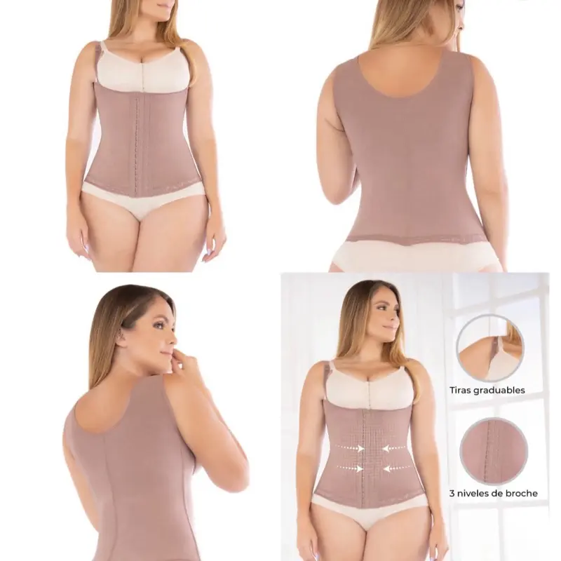 Cinturilla "Fájate" with Adjustable Straps and 3 Brooch Levels for Comfort and Support