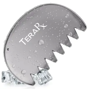 TeraRX Authentic Terahertz Gua Sha Comb - Premium Quality Massage Tool for Scalp, Face & Neck - Lightweight Massage Comb for Tension Relief, Circulation & Daily Self Care
