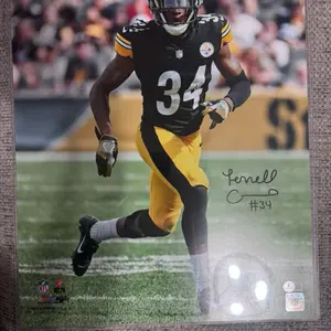 Terrell Edmunds Signed Autograph Pittsburgh Football 16x20 Photo (Beckett)