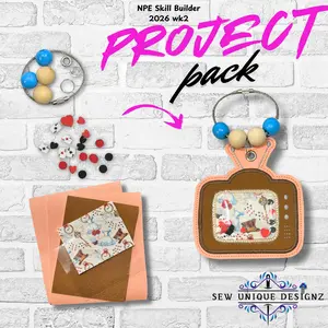 Project Pack - NPE Skill Builder DIY 2026 Shaker Bag Tag
