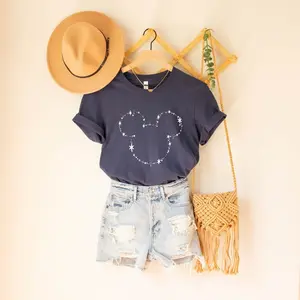 Magical Mouse Head T-Shirt, #MMickeyy Ears Graphic Tee, Mouse Lover Shirt, Adventure Trip Apparel, Gift for Him, Classic Cartoon Head Shirt 3PSZM