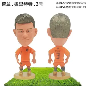 2026 World Cup Football Player Figure Model, Netherlands National Team De Ligt Juventus Club Gift, Soccer Star Collectible