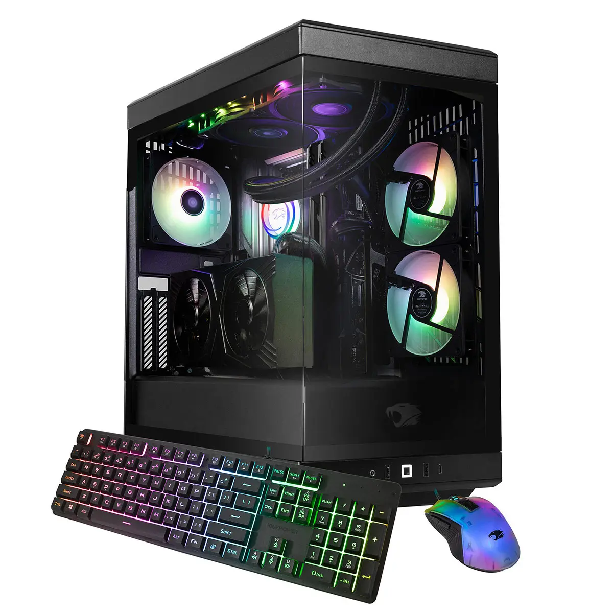 iBUYPOWER Y40BA7N5802 Prebuilt Gaming PC - Liquid Cooled Desktop Computer, AMD Ryzen 7 7800X3D 4.2GHz, 32GB RAM, 1TB SSD, NVIDIA GeForce RTX 5080 16GB, Windows 11 Home, Black, Gaming Keyboard Compatible, RGB Peripherals Ready