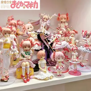 Puella Magi Madoka Magica Anime Figure Kaname Madoka Akemi Homura Momoe Nagisa Cute Collectible Model Toy Gift