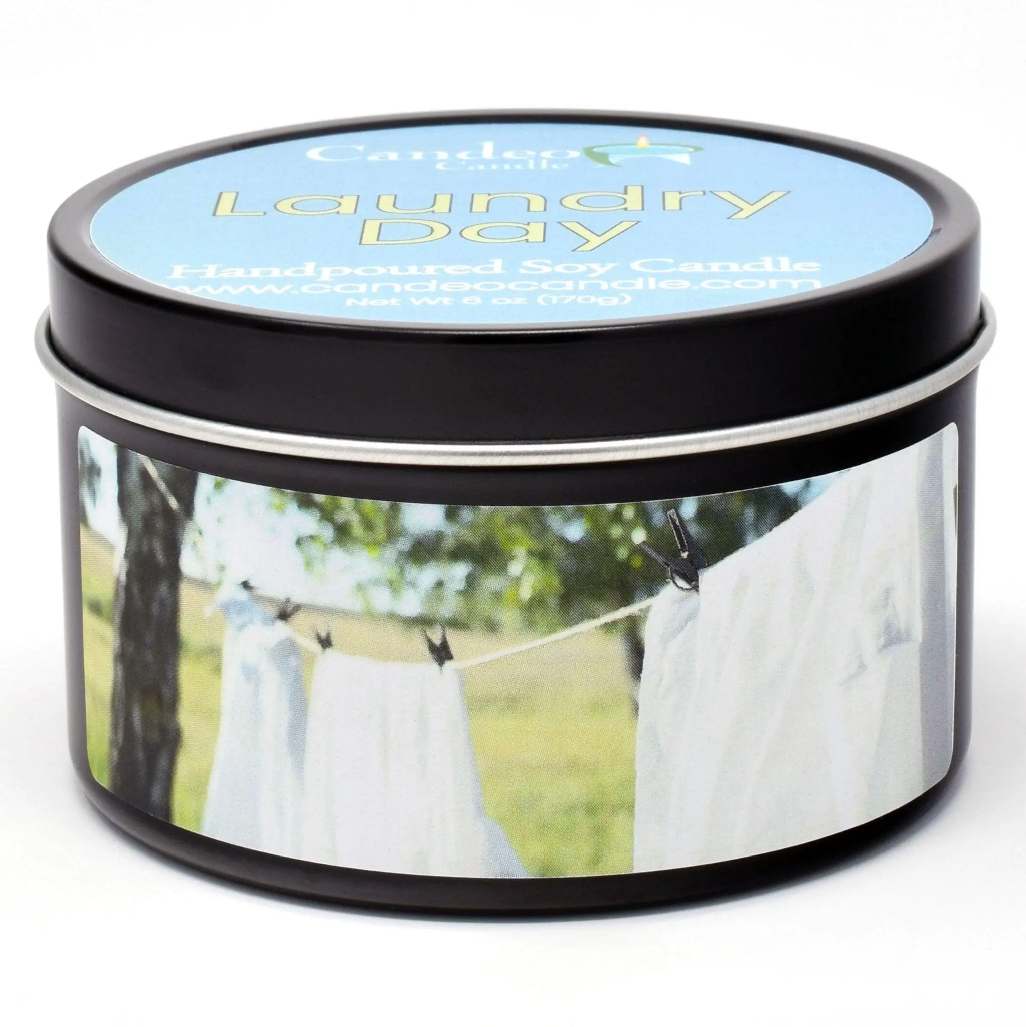 Laundry Day, 6oz Soy Candle Tin