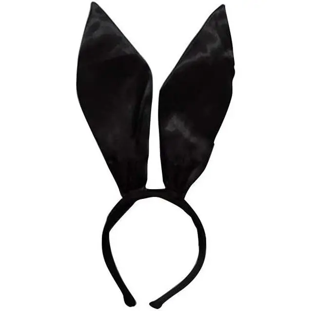 Black Bunny  Ears Headband,Halloween Party Favors  Accessory(Black)