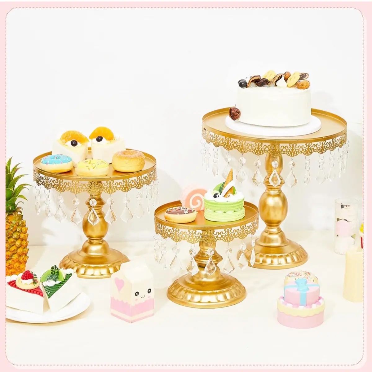 3 Pcs Cake Stand Set 3 Pcs Cake Stand Set