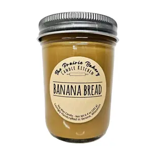 Banana Bread | Scented Soy Wax Candle | Delicious Fruity Quick Bread Muffin Kitchen Scent | Housewarming Birthday Wedding Gift