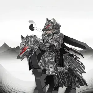 Guts Building Blocks Berserk‌ Figures Toy Wolf Mount Minifigures