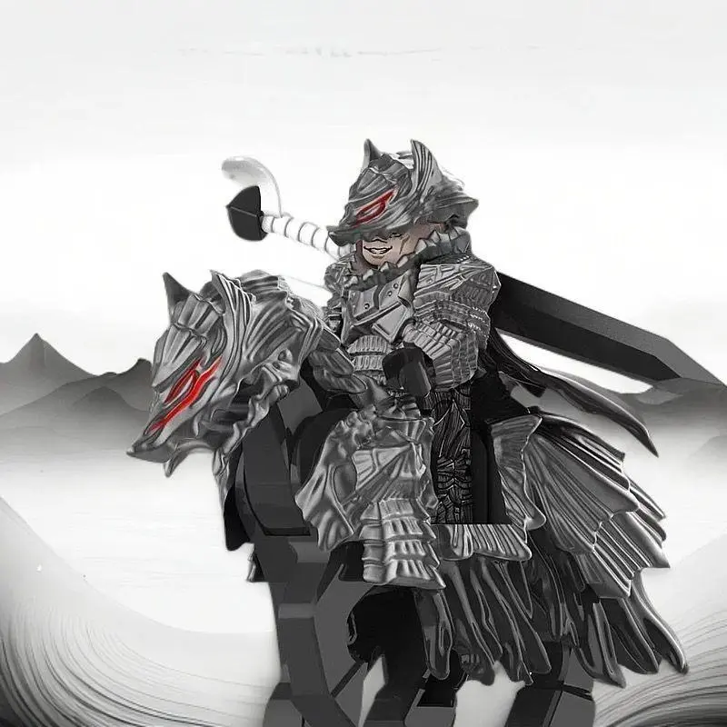Guts Building Blocks Berserk‌ Figures Toy Wolf Mount Minifigures