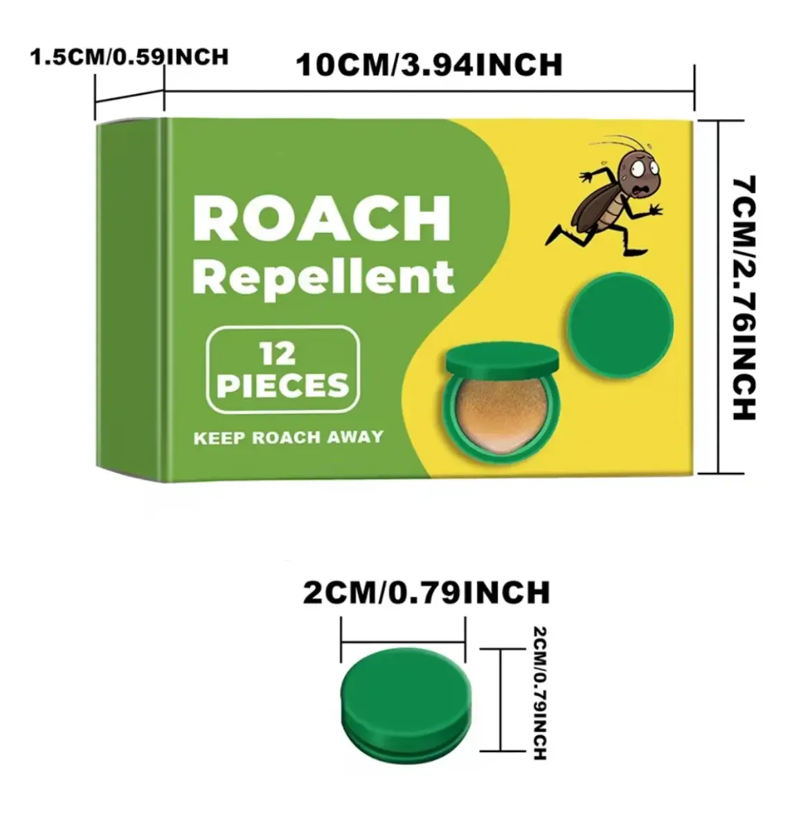MoonSpry Roach,Powerful Cockroach Killer Baitfor Home & Office lIndoor Outdoor Roach BaitFast-Acting Roach Kiler with Long-Lasting EffectChild & Pet Safe Pest Kills Roaches away InsectRepellent Commercial Roach